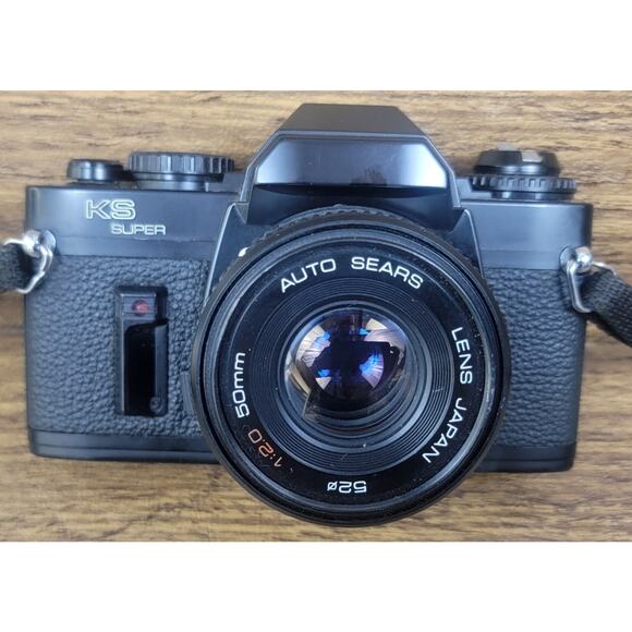 Sears Other - Vintage Sears KS Super 35mm SLR Film Camera 1:20 50MM Lens Japan Not Tested